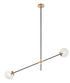 Matteo Lighting Cosmic in Aged Gold Brass Pendant Model: C78712AGCL