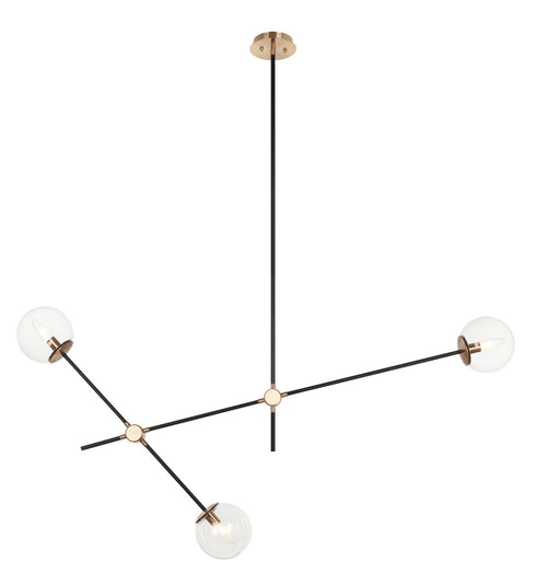 Matteo Lighting Cosmic in Aged Gold Brass Pendant Model: C78713AGCL