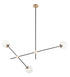 Matteo Lighting Cosmic in Aged Gold Brass Pendant Model: C78713AGCL