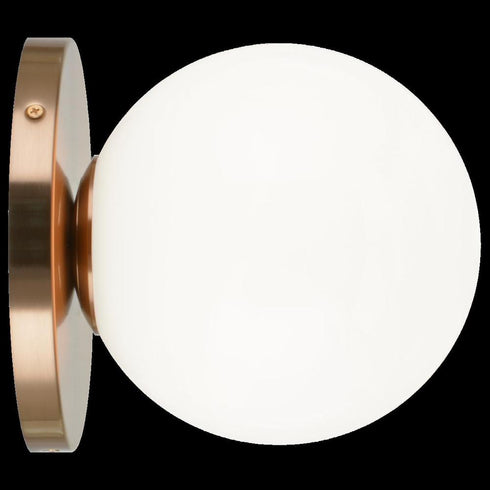 Matteo Lighting Cosmo in Aged Gold Brass Wall Sconce Ceiling Mount Model: WX06011AGCL