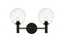 Matteo Lighting Cosmo in Aged Gold Brass Wall Sconce Model: S06002AGCL