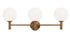 Matteo Lighting Cosmo in Aged Gold Brass Wall Sconce Model: S06003AGCL