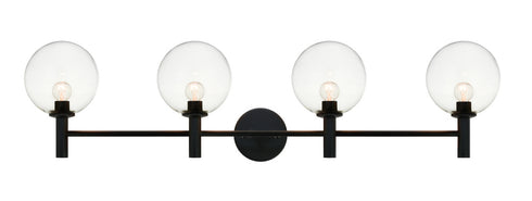 Matteo Lighting Cosmo in Aged Gold Brass Wall Sconce Model: S06004AGCL