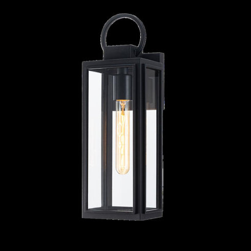 Matteo Lighting Crosby in Matte Black Outdoor Lighting Model: E20101MB