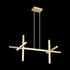 Matteo Lighting Crosley in Brushed Gold Pendant Model: C38944BG