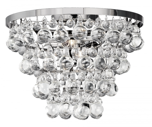 Matteo Lighting Crystal Fruit Vacio 2 Light Ceiling Mount in Chrome Model: X00202CH