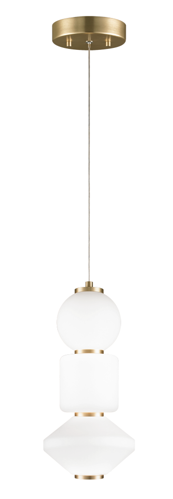 Matteo Lighting Dango 1 Light Pendant in Gold Model: C82412OG