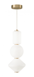 Matteo Lighting Dango 1 Light Pendant in Gold Model: C82432OG