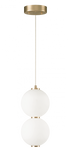 Matteo Lighting Dango 1 Light Pendants in Black Model: C82421OB