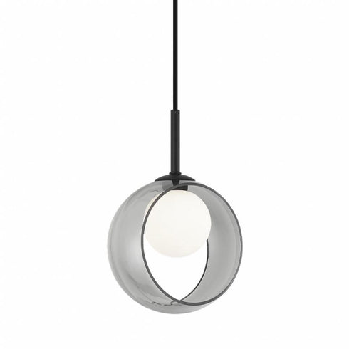 Matteo Lighting Delcia 1 Light Pendants in Combination Finishes Model: C60601AGCL