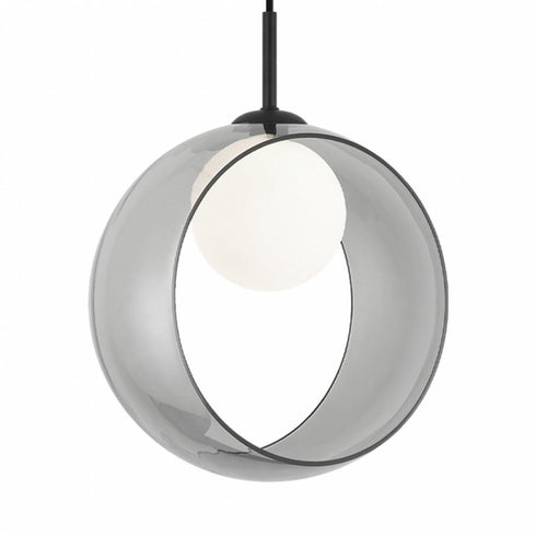 Matteo Lighting Delcia 1 Light Pendants in Combination Finishes Model: C60611AGCL