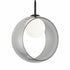 Matteo Lighting Delcia 1 Light Pendants in Combination Finishes Model: C60611AGCL