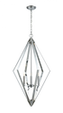 Matteo Lighting Diamant 3 Light Pendant in Chrome Model: C69203CH