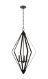 Matteo Lighting Diamant 3 Light Pendant in Chrome Model: C69203CH
