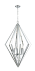 Matteo Lighting Diamant 5 Light Pendant in Black Model: C69205MB