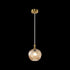 Matteo Lighting Eesha in Aged Gold Brass Pendant Model: C30902AGAM