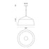 Matteo Lighting Encase in Bronze Pendant Model: C64001BZ