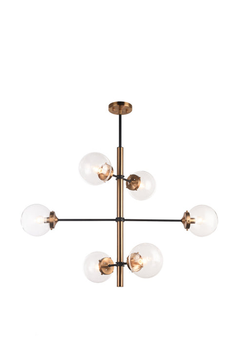 Matteo Lighting Enchant in Aged Gold Brass Pendant Model: C78106AGCL
