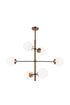Matteo Lighting Enchant in Aged Gold Brass Pendant Model: C78106AGCL
