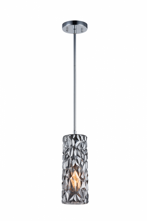 Matteo Lighting Glaze 1 Light Pendant in Gray Model: C61901SM