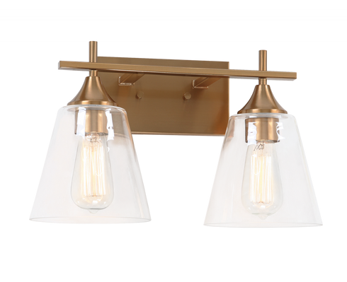 Matteo Lighting Hollis 2 Light Wall Sconce in Black Model: S09802BK