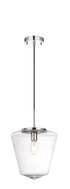 Matteo Lighting Idina 1 Light Pendant in Black Model: C80302BK