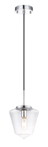 Matteo Lighting Idina 1 Light Pendant in Chrome Model: C80301CH