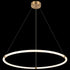 Matteo Lighting Inkara 1 Light Pendants in Black Model: C34840MB