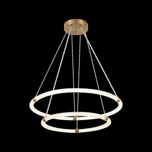 Matteo Lighting Inkara in Aged Gold Brass Pendant Model: C34856AG