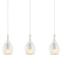 Matteo Lighting Jericho in Black and Chrome Pendant Model: C37513CHCL