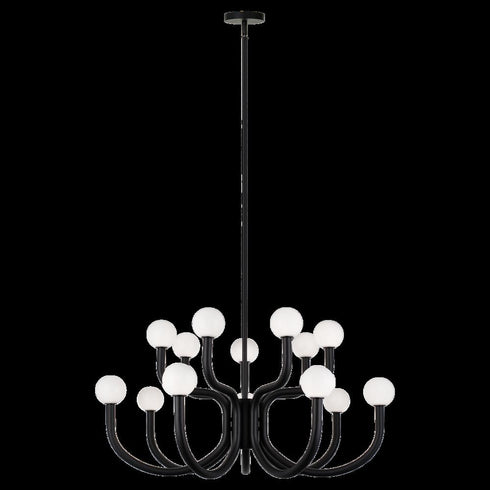 Matteo Lighting Joelle in Aged Gold Brass Pendant Model: C34214AGOP