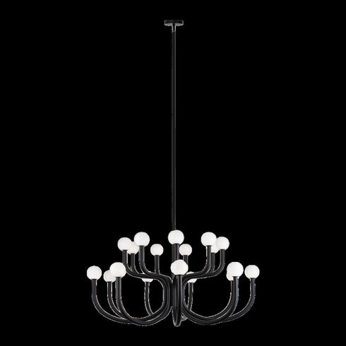 Matteo Lighting Joelle in Aged Gold Brass Pendant Model: C34218AGOP