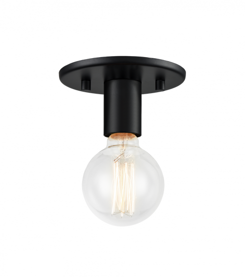 Matteo Lighting Kasa 1 Light Ceiling Mount in Black Model: X54911BK