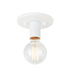 Matteo Lighting Kasa 1 Light Ceiling Mount in Black Model: X54911BK