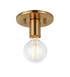 Matteo Lighting Kasa 1 Light Ceiling Mount in Black Model: X54911BK