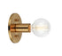 Matteo Lighting Kasa 1 Light Wall Sconce/Ceiling Mount in White Model: WX54911WH