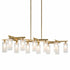 Matteo Lighting Kristof 12 Light Chandelier in Combination Finishes Model: C60812AG