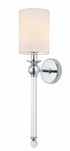 Matteo Lighting La Barra 1 Light Wall Sconce in Chrome Model: S00401CH