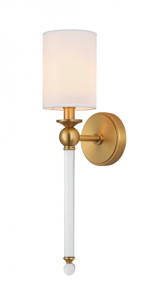 Matteo Lighting La Barra 1 Light Wall Sconce in Chrome Model: S00403CH