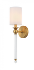 Matteo Lighting La Barra 1 Light Wall Sconce in Chrome Model: S00403CH