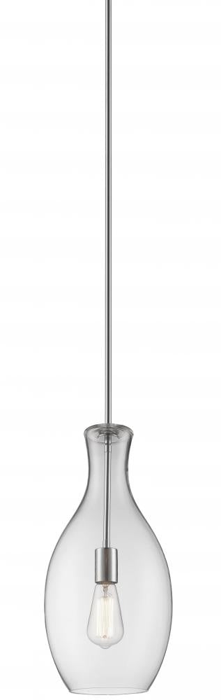 Matteo Lighting Lagynos Collection 1 Light Pendant in Chrome Model: C47112CL