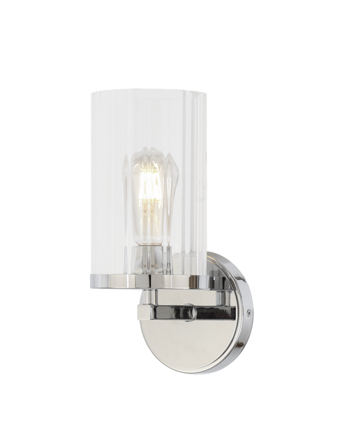 Matteo Lighting Liberty 1 Light Wall Sconce in Black Model: S06101BK