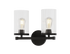 Matteo Lighting Liberty 2 Light Wall Sconce in Black Model: S06102BK