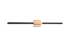 Matteo Lighting Lineare 2 Light Wall Sconce in Combination Finishes Model: W64736MBCH