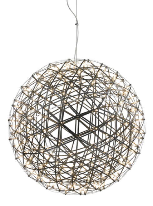 Matteo Lighting Manhattan Chandelier in Black Model: C48610PB