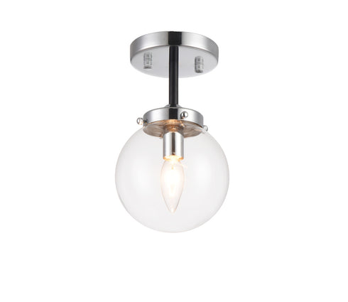 Matteo Lighting Maru in Chrome Ceiling Mount Model: X72301CHCL