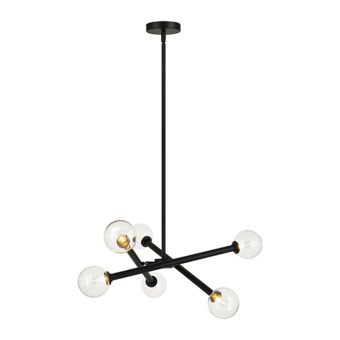 Matteo Lighting Matchstix in Aged Gold Brass Pendant Model: C64606AGCL