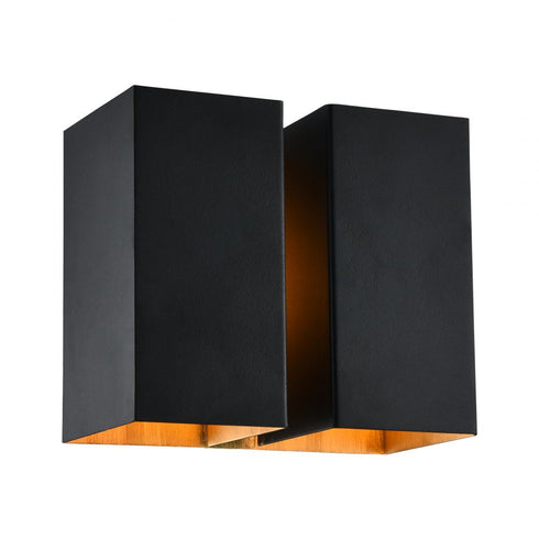 Matteo Lighting Mattone 2 Light Wall Sconce in Silver Model: W59302SV