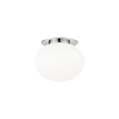 Matteo Lighting Mayu 1 Light Flush Mounts in Combination Finishes Model: X12101AGOP