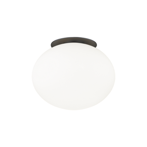 Matteo Lighting Mayu 1 Light Flush Mounts in Combination Finishes Model: X12111AGOP